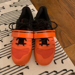 Men’s Reebok CrossFit Lifter 2.0 CF74 Sneakers Orange and Black. Size 10.5